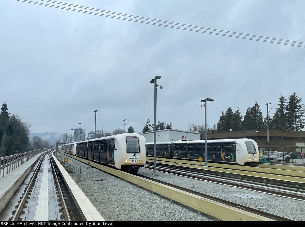  Passing a Skytrain yard